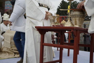 아산 전통 문화축제 풍겹입니다