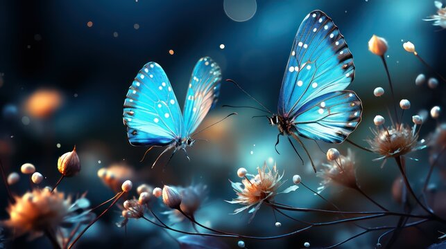 blue butterfly wallpaper hd