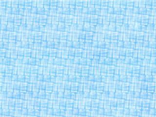 細い繊維みたいな柄模様の青色ファブリック背景　背景透明