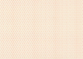 オレンジとピンクの輪を連ねた温かくも優しい雰囲気の和風背景