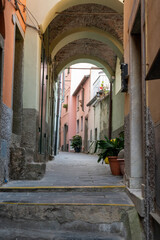 Fototapeta na wymiar Village of Riomaggiore, Italy