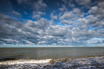 Clouds over Baltic sea, Liepaja, Latvia.