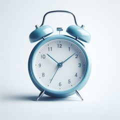 alarm clock on  simple background