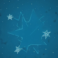 Merry christmas star images collections cute wallpapers ai generated