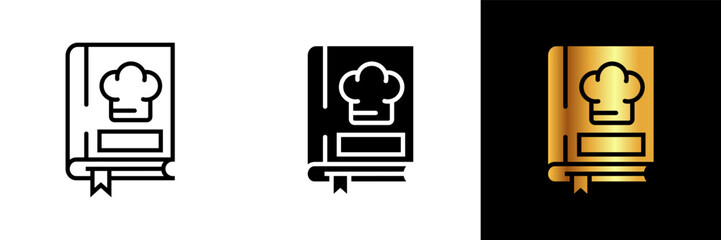 A culinary treasure trove icon representing a recipe book, embodying culinary inspiration, cooking guidance, and a collection of delicious recipes to elevate your gastronomic adventures.