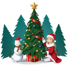 Merry christmas star images collections cute wallpapers ai generated