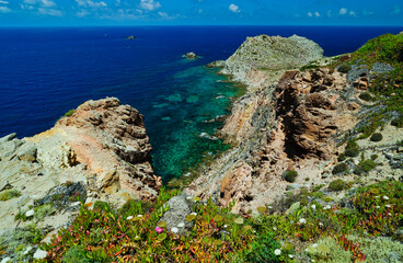 Capo Sandalo, Isola di San Pietro. Sardegna, Italy