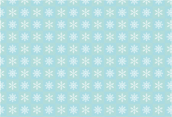 雪のパターン背景　冬　素材