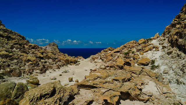 Oasi di protezione faunistica di Carloforte. Sentiero Verde, Isola di San Pietro. Sardegna, Italy
