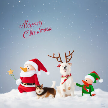 Merry christmas star images collections cute wallpapers ai generated