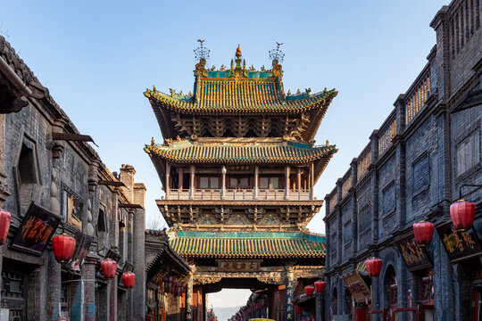 The ancient city of Pingyao in China