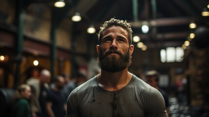 Fototapeta premium man in room