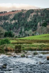 Ancient Monastic site at Glendalough Wicklow Ireland