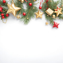 Fototapeta na wymiar Merry christmas star images collections cute wallpapers ai generated