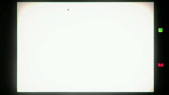 Old Distress Video screen recording film frame. Noise and scratches old film overlays