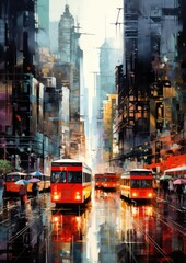 Abstract Bangkok images 