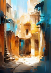 Obraz na płótnie Canvas abstract Medina images