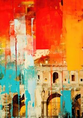 Abstract Rome images