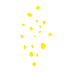 Decorative splash colorful