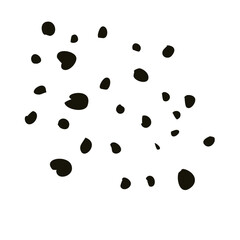 Decorative splash colorful