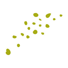 Decorative splash colorful