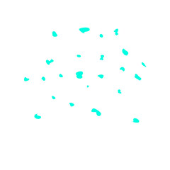 Decorative splash colorful