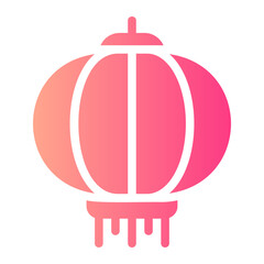 Obraz premium lantern gradient icon