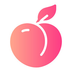 peach gradient icon