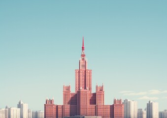 Fototapeta premium minimalist Moscow images