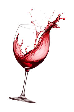 recommend clip art: Wine Glass With Red Wine Splash Isolated on Transparent Background
                    