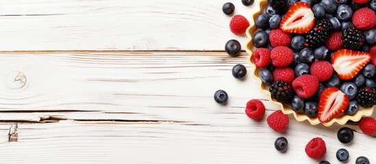 American themed food presented on a white wood banner background with copy space Copy space image Place for adding text or design