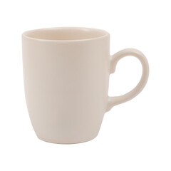 Christmas concept coffee cup, porcelain mug isolated png background.. Ceramic cup