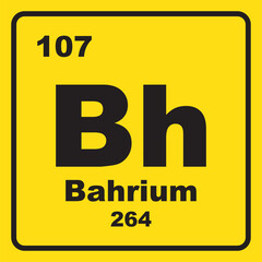 Bohrium chemistry icon