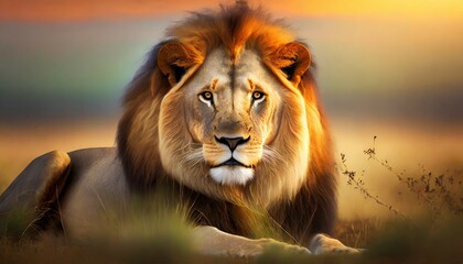 lion in the wild hd 8k wallpaper stock photographic image