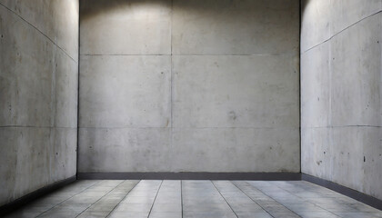 concrete wall and concrete floor
