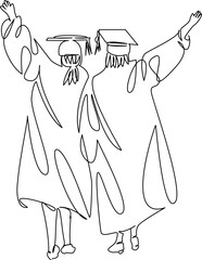 two graduate students