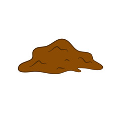Pile of soil  pile of soil