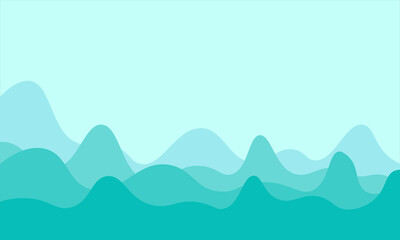 illustration of a mountain landscape