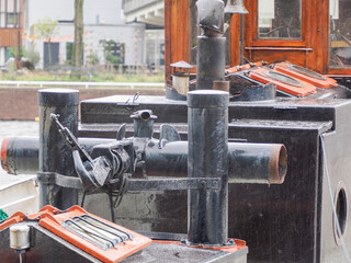 Amsterdam historical ships boats detail close up