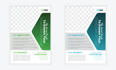 Modern & Corporate Flyer Brochure Design Templates.