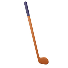 Golf Stick 3d Icon Illustration