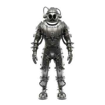 Diving Suit Full Body Isolated