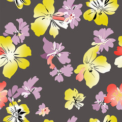 seamless pattern with flowers