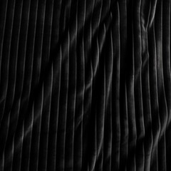 Fototapeta premium black fabric texture corduroy textile clothing.