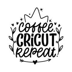 Hand lettering quotes with sketches for coffee shop or cafe. Hand drawn vintage typography collection isolated on white background. Mug Lettering Quotes Design