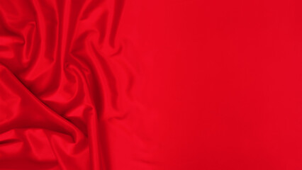 luxury red wavy silk texture abstract background