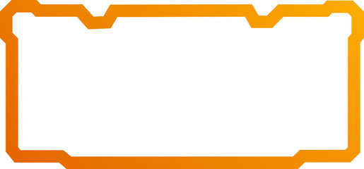 futuristic decal cyber tech label