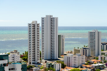 Some Apartment Building in Candeias, Brazil at the Beach.