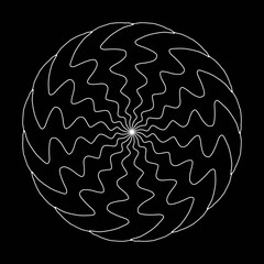 abstract sphere illustration, background