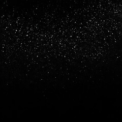 snow flow on black background, snowfall